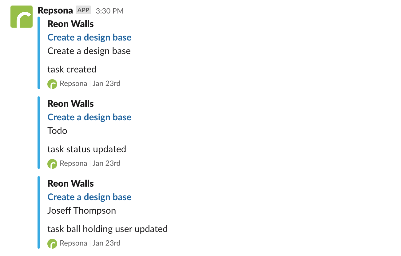 Slack integration