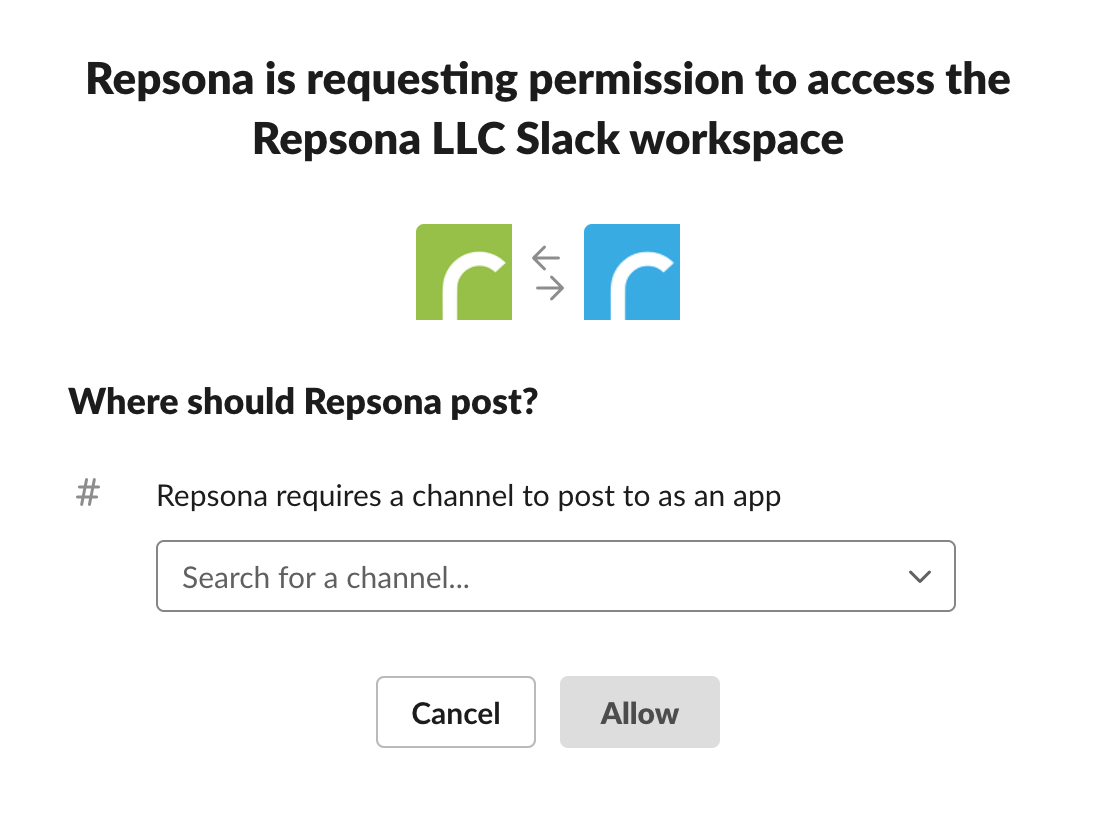 Slack integration